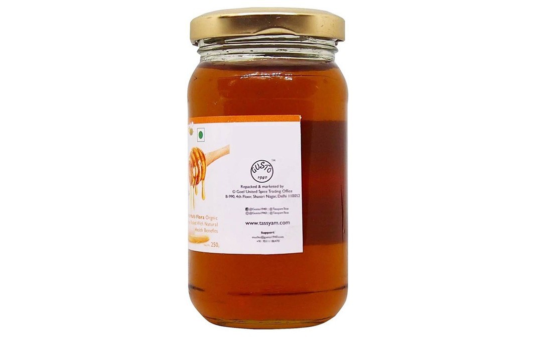 Tassyam Wild Multi Flora Honey    Glass Jar  250 grams